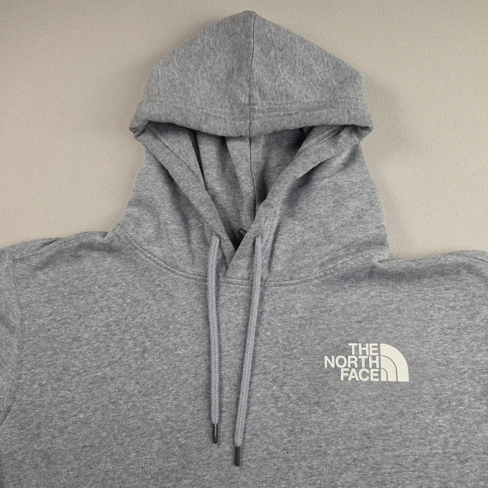 The North Face Doin It Outside Since 66 Mens Pullover Hoodie Gray L Relaxed Fit